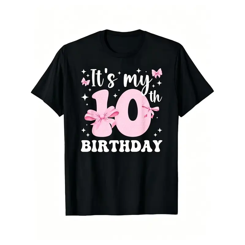 birthday tshirt for 10 years olds girls - TikTok Shop