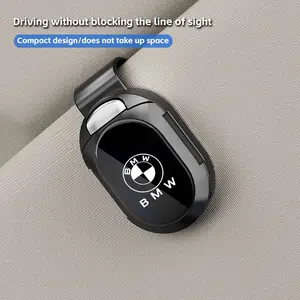 Car Sunshade Sunglass Holder Clip, Ticket Clip, Sunglasses Organizer for Bmw X1-X7, 325D, 330li, 525i, 530, Ix3, M4, Car Accessories