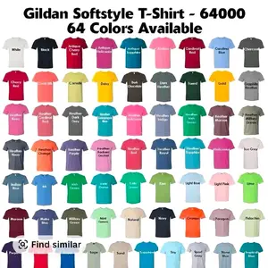 Gildan Unisex Softstyle T-Shirt XS-XL