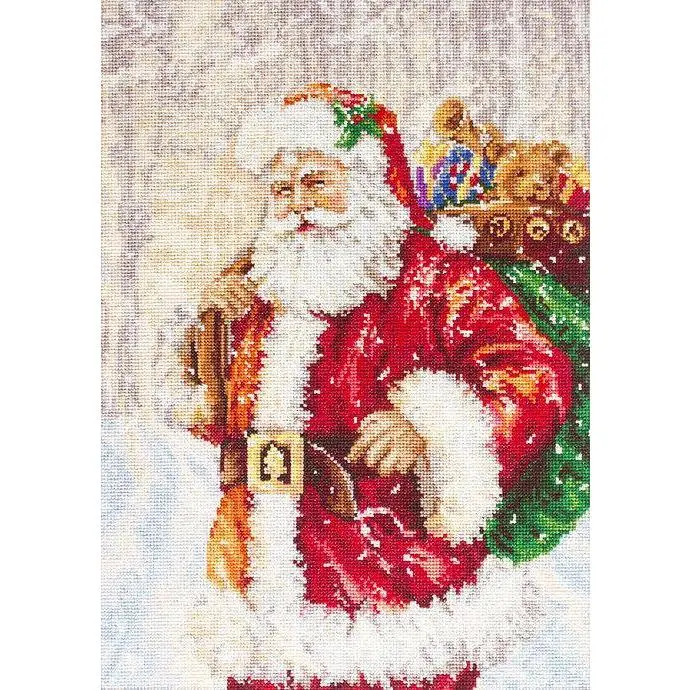 Santa Claus Counted Cross-Stitch Kit by Luca-S B575L
