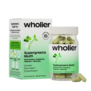 Supergreens Multi Greens (Microgreens), Vitamins, Minerals, Prebiotics for Digestive Health, Adaptogens