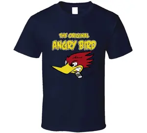 Wild Woody Woodpecker The Original Angry Bird Funny T Shirt