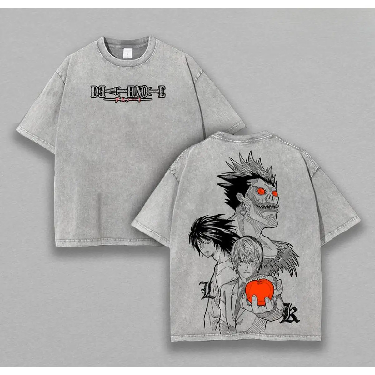 Retro Vintage Death Note Ryuk, Shinigami, Light Yagami Anime