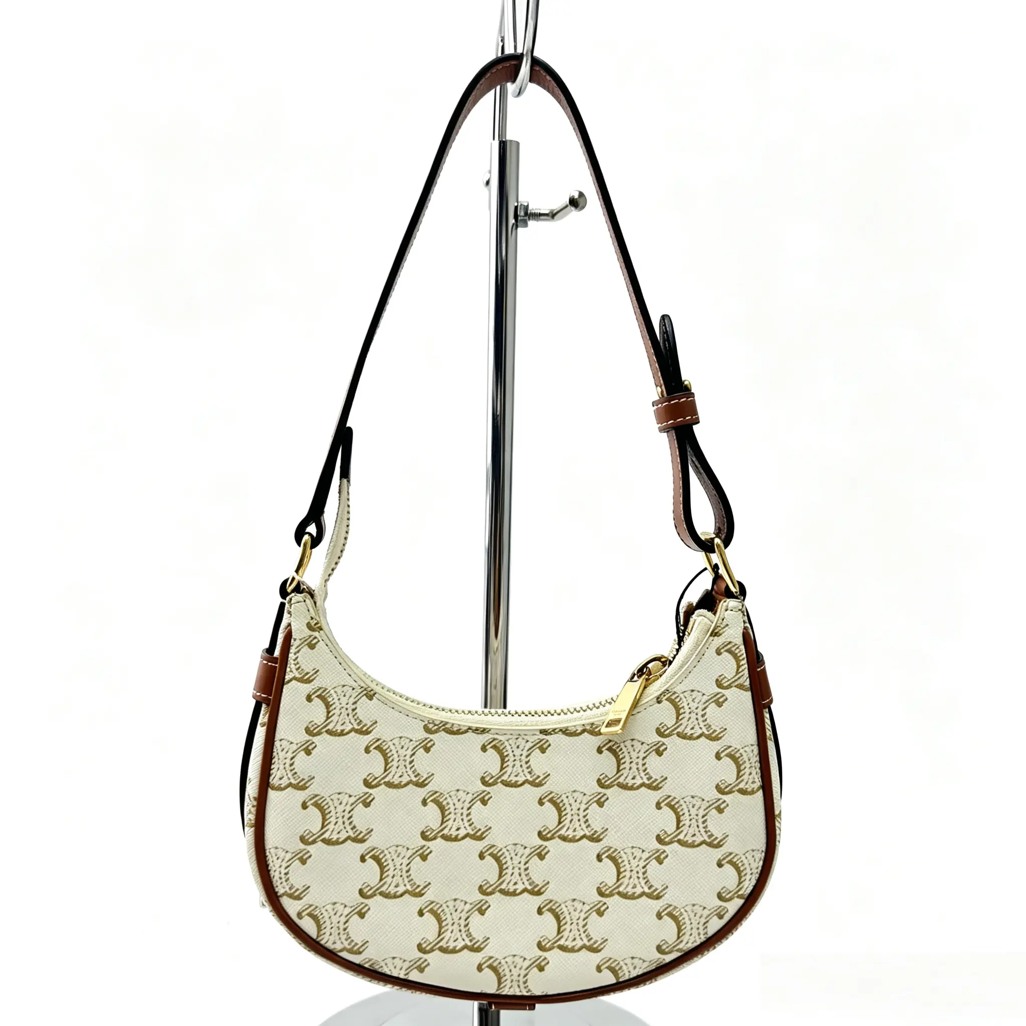 Pre-owned Celine Triomphe Mini Shoulder Bag D0055