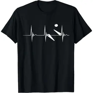 Pinball Heartbeat Flipper EKG Pulse Line Flipping Ball Shirt T-Shirt,Made in USA