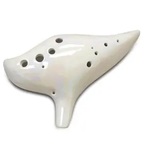 STL Ocarina - 12-Hole Ceramic C Major Bass Ocarina "HARMONY" Available in 2 colors