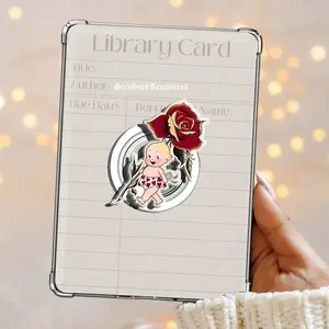Kewpie Baby With A Rose Magnetic Pop Socket Love Heart Baby Doll Kindle Grip Cute Adorable Lovely MagSafe Phone Grip Cute Love Phone Holder, Kawaii Gift for Phone or Kindle Lovers Magnetic Pop Socket Phone Grip Kindle Grip Popsocket