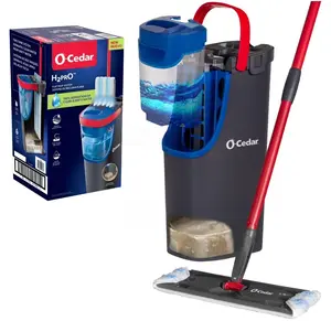 Flat Mop System separates clean and dirty water with a dual-tank