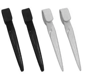 European Roller Clips - Black & White | 12 PC