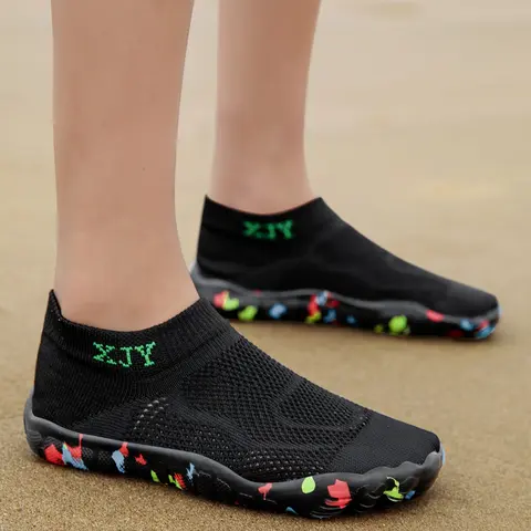 Kids Beach Water Shoes Aqua Shoes, Beach Swimming Shoes, Anti-Slip Waterproof Quick-Dry Breathable Slip-On, Unisex for Boys & Girls Toddlers, Summer Footwear