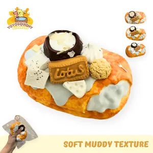 YOYOSQUISHY Sea Salt Coconut Mochi Soft Muddy Texture Taba Squishy Toy Handmade Food-Grade Silicone Stress Reliever Gift-Ready Box