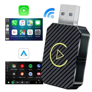 2025 Mini USB Wireless Carplay Adapter,support Apple Carplay & Android Auto,2 in 1,For Android and Apple,Bluetooth 5.0 and Wifi Connection,With USB-C Adapter, for Carplay Dongle Connectivity