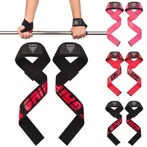 WYOX Premium Lifting Straps Pair | Wrist Support for Deadlifts, Rows, and Pull-Ups | Adjustable Deadlift Straps | Anti-Slip Gym Straps