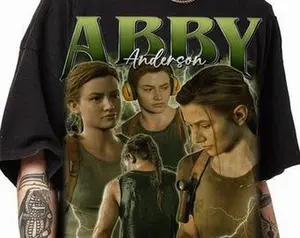 Limited Abby Anderson The last of Us Vintage T-Shirt, Gift For Him, Gift For Her, Abby Anderson 90s Vintage Bootleg Shirt Gift for Men and Women