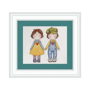 Twins GR-06 Counted Cross-Stitch Kit