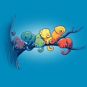 Rainbow Chameleons