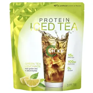 Chike Nutrition Protein Iced Tea, Green Tea Lemonade, 10.1 oz (287 g)