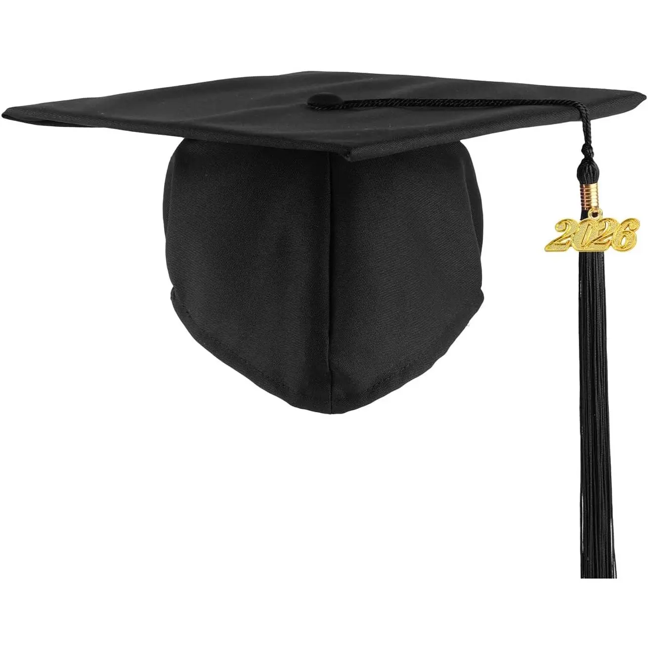 Unisex Adult Matte Graduation Cap with Tassel 2026 for Grad Caps, 12 Colors