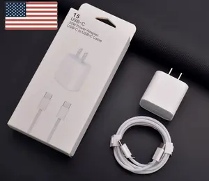 iPhone 15 Pro Max USB-C Power Adapter 20W Fast Charger Type C And C Cable