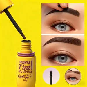 Long-Lasting Waterproof Brow Gel, Easy Removal Formula, Natural Look, Shades, Perfect for All Skin Types, Fashionable Packaging