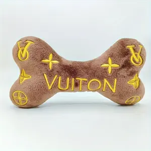 Luxury Pet Bone Shaped Toy, Designer Sound Emitting Pet Toy, Interactive Plaything for Dogs & Cats, Durable Design Model Xinghao