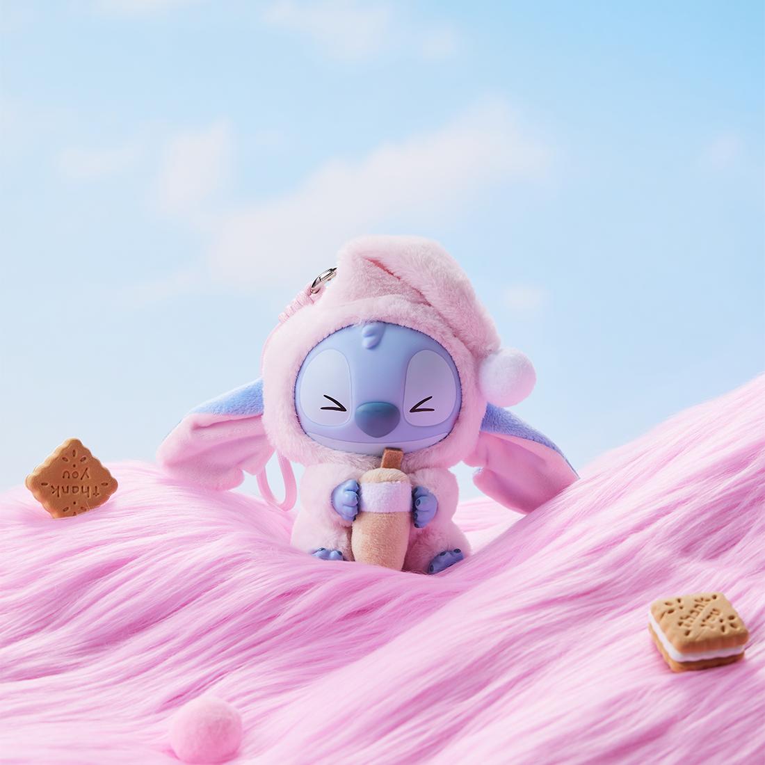 MINISO Disney Stitch Eat Before Sleep Vinyl Plush Blind Box | Cute Pajama Stitch Pendant & Bag Charm | Cozy Room Decor | Official Collectible, Ideal Graduation & Summer Gift #StitchBlindBox #PlushCharm #DisneyCollectible, Stitch Character