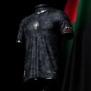 Premium Siu Seven Edition Black Soccer Jersey – Vintage Streetwear Football Shirt, Athletic Gym Top, Hypebeast Sportswear Gift for Men