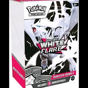 SCARLET&VIOLET White Flare Elite Trainer Box ETB 9/9 Booster Packs for Collectors and Enthusiasts