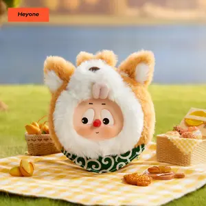 Heyone Emodo Fuzzy Zootopia Series Plush Toy Keychain Art Toy Blind Box