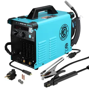 #JumpstartSale DURATECH 140Amp MIG Welder, 120V Flux Core Welder MIG/Lift TIG/Stick 3-in-1Welding Kit with Cold Wire Feed, Welding Machine and 15A to 20A Plug Adapter, Portable Smart Welding Machine IGBT Inverter Welder