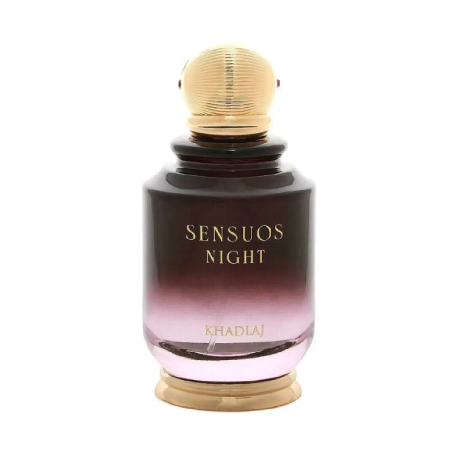 Khadlaj Sensuos Night Perfume Spray 100ml - Elegant Gold Cap & Smooth Label Design - Regular Edition Eau de Parfum for Special Occasions