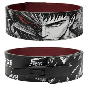 FORGE GYM Berserk Lever Weight Lifting Belt – 10mm Premium Leather Powerlifting Belt with Steel Lever Buckle for Squats & Deadlifts