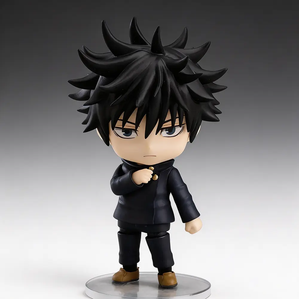 1506# Megumi Fushiguro Inspired Q-Version JJK Figure, 10cm Jujutsu Kaisen Chibi Action Figure, Cute Mini Collectible Model Toy with Box, Anime Fan Gift, Jjk Figures, Jujutsu Kaisen Figures