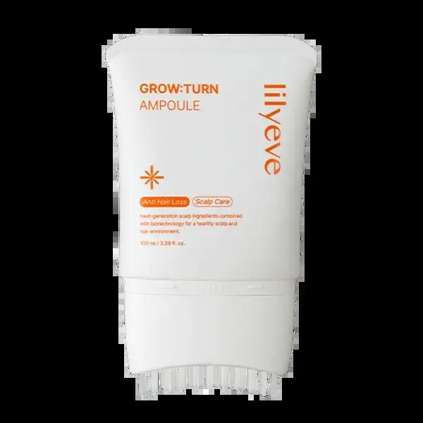 [lilyeve] Growturn Hair Growth Serum with Built-in Brush for Thinning & Loss Treatment, Inula Britannica Flower Formula, Scalp Care, Non-Greasy, Clinically Proven Results
