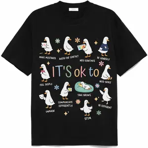 It’s Ok To Be Different Autism Goose Shirt, Autism Acceptance Comfort Colors Shirt, Special Education Teacher Tee, Neurodiversity Shirt