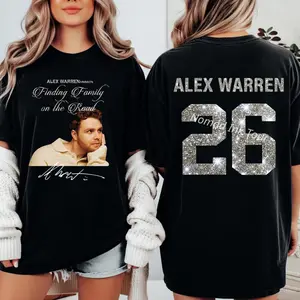 Alex Warren 2026 Tour Vintage T Shirt, Retro Concert Graphic Tee, Music Fan Merch Tshirt, Unisex Casual Streetwear Apparel, Trendy Music Lover Gift