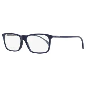 Gucci Lightweight Acetate Eyeglasses GG0553O 007 Dark Blue 56mm