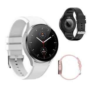 Android Smart Watch with Text and Call Bluetooth 100+ Sports Modes Watches Fitness Tracker   AI Voice Control Blood Oxygen /Heart Rate /Sleep /Blood Pressure Monitor Pedometer for Men / Women Smartwatch