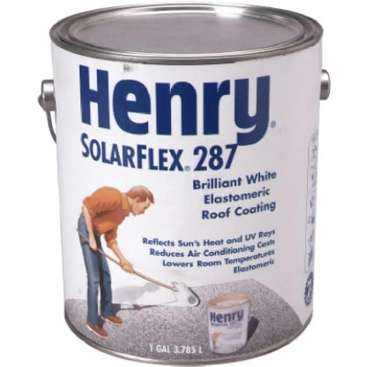 HE287SF046 Gallon - White, Elastomeric Roof Coating