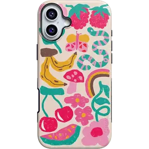 Casely iPhone 16 Case | Doodle Bug | Crayola Crayon | Bold Protective Design | Compatible with MagSafe
