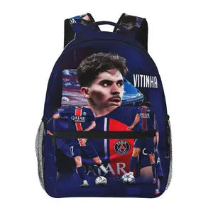 Big Capacity Soccer2026 Travel Backpack Sturdy Laptop 2026 World Football Bag Carry On Portuguese Players Anime Backpack Funny Cartoon Casual Daypack Office Work Bag for Colleagues, Anniversaries & Holiday Presents