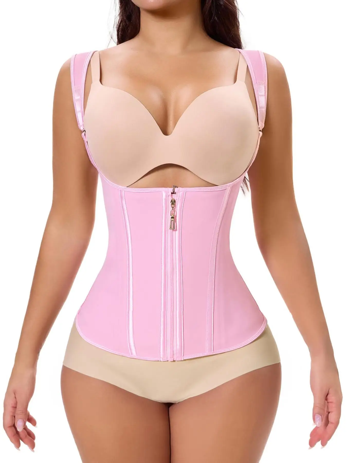 Women's Shapewear Waist Trainer, Hourglass Body Shaper Belt for Workout & Daily Use, Comfortable 13-Bone Design, All-Season Wear