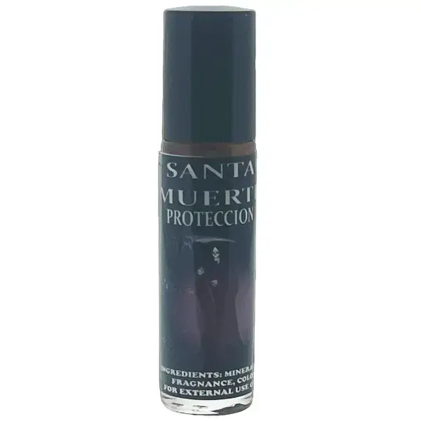 Santa Muerte Protecion Roll On 10ml Feromonas Extract Powerful Health Support Enhanced Wellbeing Solution for Fitness Wellness Essential Therapy Treatment Aromatherapy
