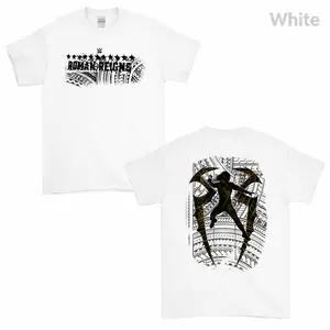 Roman Reigns Tribal Chief Silhouette Samoan Tattoo Pattern WWE Oversized Tee Unisex Men Women Casual Summer Fan Merch