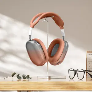 3 in 1 Gradient Color Headphone Case, Soft Clear Headphone Protective Cover, Headphone Accessories Compatible with AirPods Max, Audio