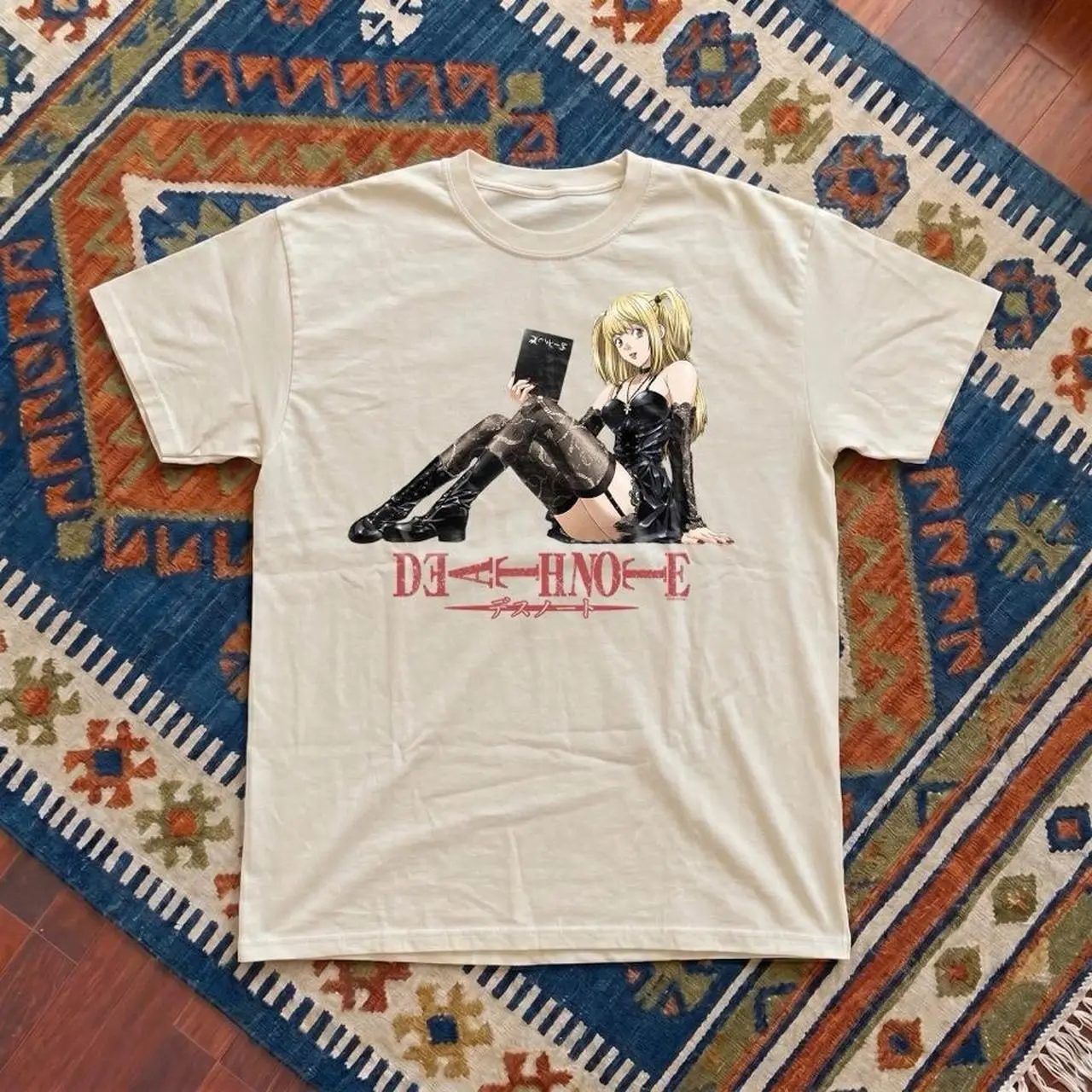Gildan Men's T-shirt, Misa Amane Death Note anime graphic tee, Misa Amane Death Note Anime Shirt, Gothic Anime Girl Graphic Tee, Y2K Manga T-Shirt, Japanese Streetwear, Otaku Gift, Unisex Graphic Tee