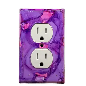 Handmade wall plate electrical outlet cover Decoration