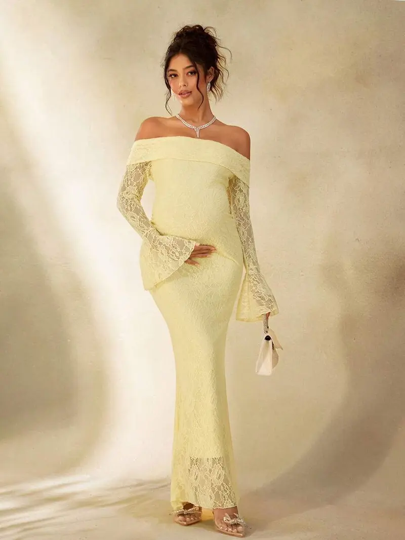 long sleevelace yellow dress - TikTok Shop long sleevelace yellow dress - TikTok Shop