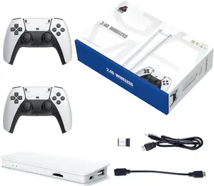 Game Stick 4K, HDMI Plug and Play Video Game Toy with 20000+ Games(64G), with 2.4G Wireless Controllers, Retro Arcade Handheld Emulators for TV