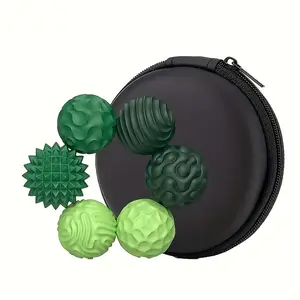 6pcs Hand Exercise Balls Strength Trainer Magnetic Sensory Squeeze Set for Grip Strengthening and Stress Relief Portable Palm Massage Kit for Office and Home Use